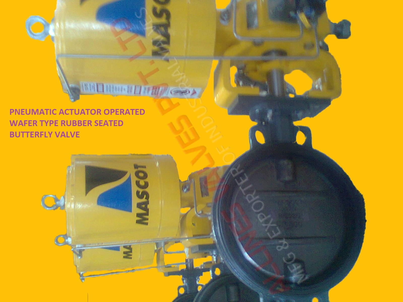 PTFE LINED Y-GLOBE VALVE